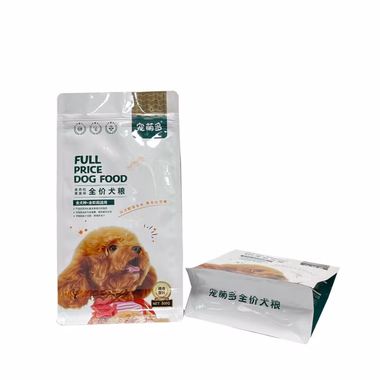 Sac d'emballage en plastique recyclable écologique d'impression brillante mate de papier d'aluminium pour la litière de chat, nourriture pour animaux familiers