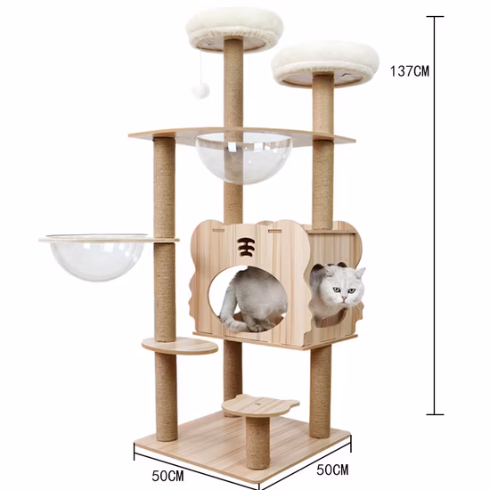 Arbre à chat Fabricant de produits pour animaux de compagnie Cage en bois